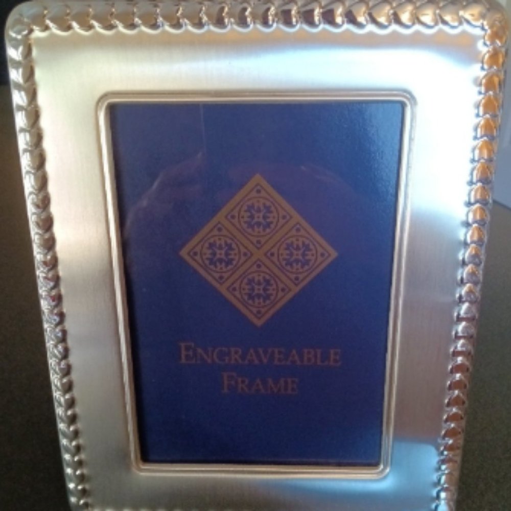 Silver *Hearts* Picture Frame - 5 x 7